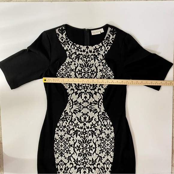 Bisou Bisou Silhouette Dress Size 16 Stretch EUC - Picture 5 of 6